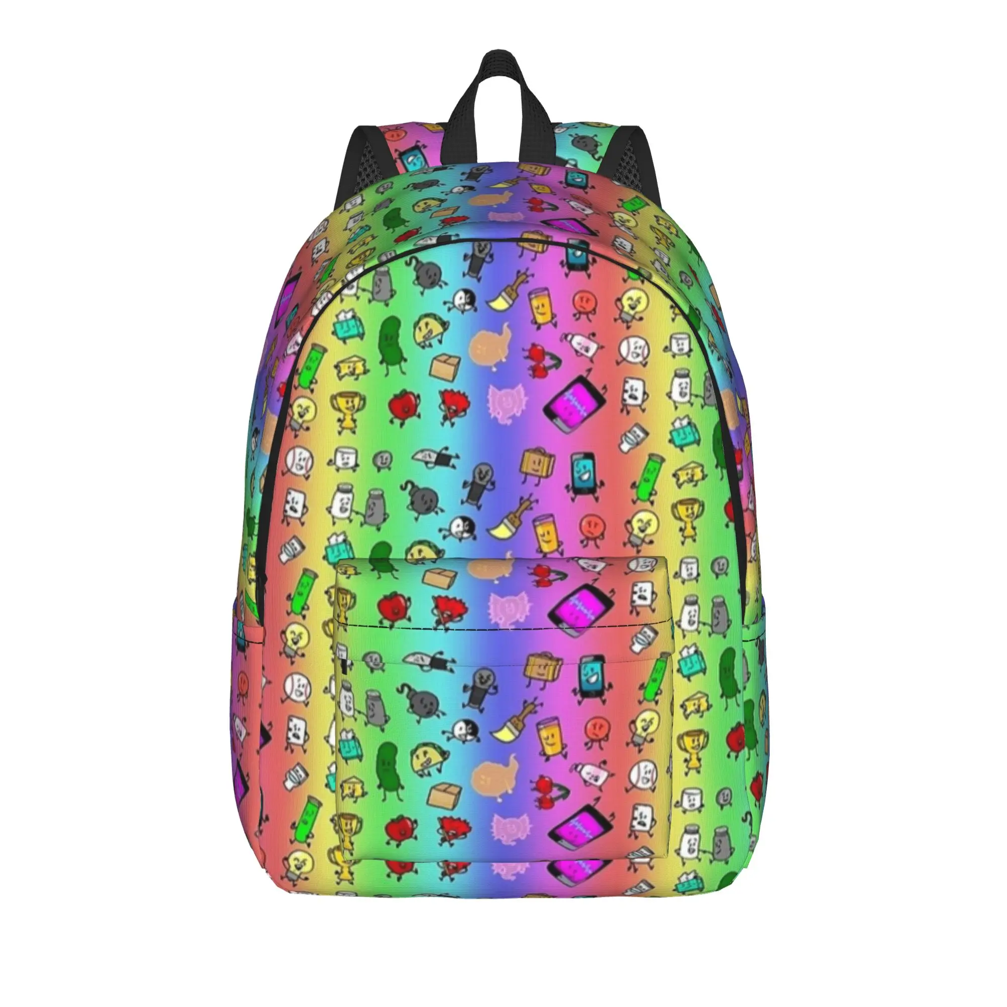 BFDI Inanimate Insanity Backpack  Cool High School Business Daypack Battle for Dream Island Laptop Computer Canvas Bags Sports