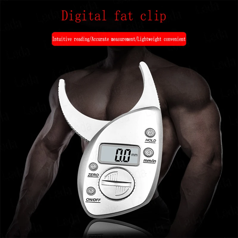 

Electronic Digital Display Human Fat Measuring Instrument 0-50mm Portable Compact Measuring Instruments Electronic Fat Measure