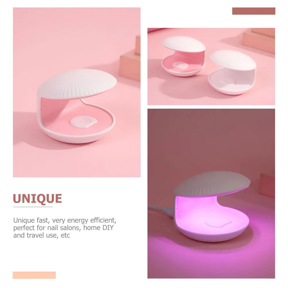 Lampada per asciugatura manicure Essiccatore per smalto Efficiente salone portatile Casa Fai da te Uso di viaggio Pregevole fattura Tecnologia pratica