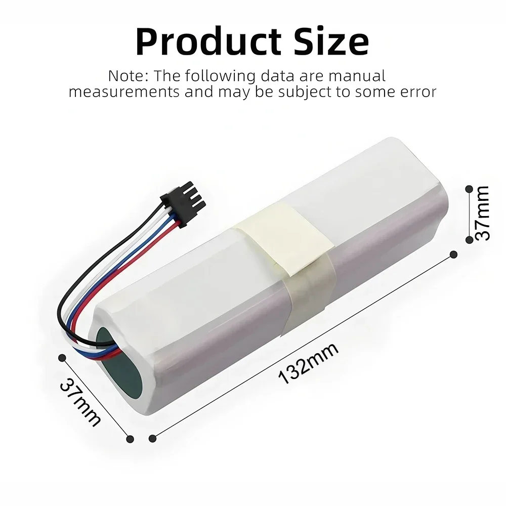 

5600mAh 14.4V Replacement Battery for Dreame Bot F9/D9/D9 Max/D9 Pro/L10 Pro Robot Vacuum Cleaner, Large Capacity Li-ion Battery