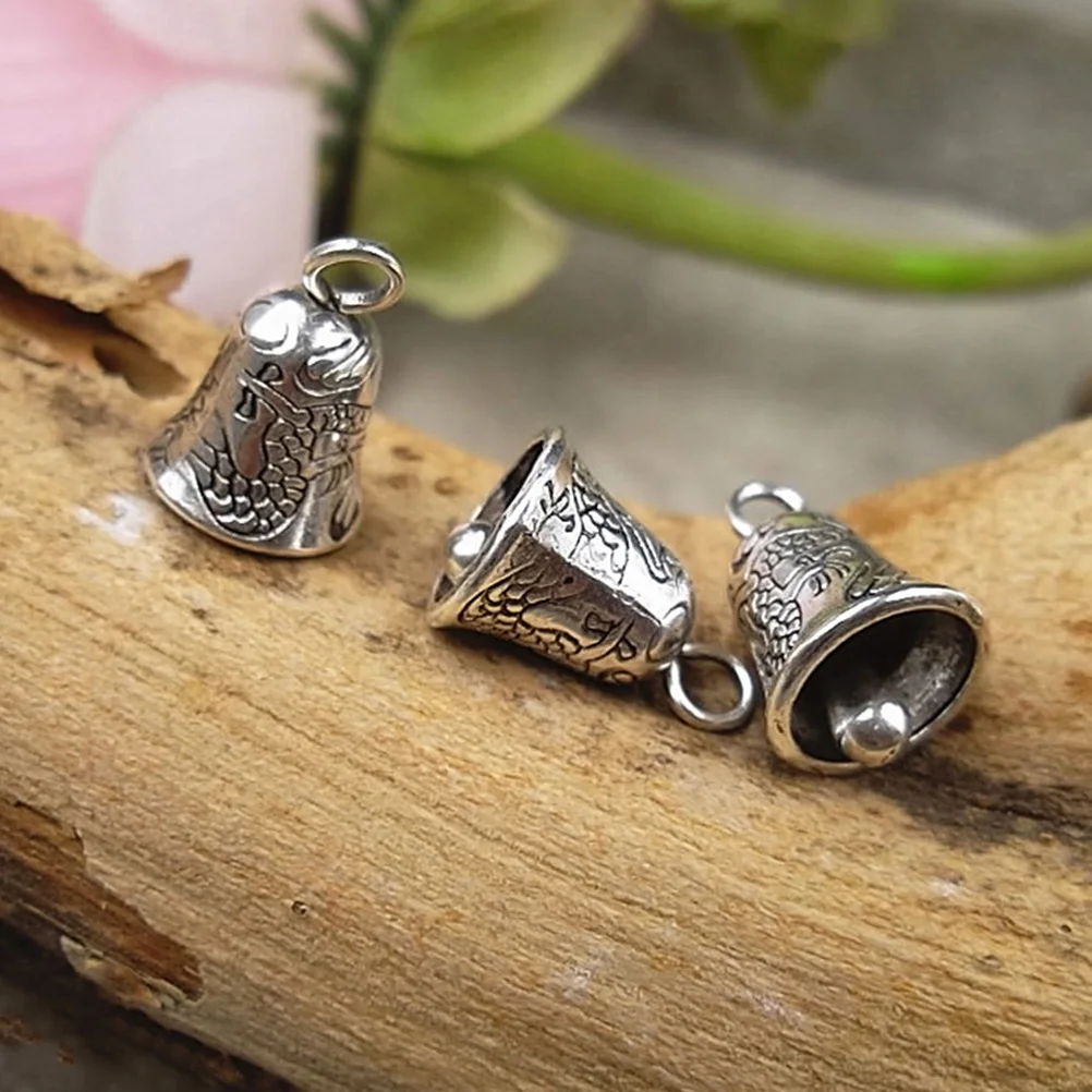 

50Pcs Decorative Alloy Bells Craft Jewelry Making Accessories Vintage Wind Chime Hanging Ornaments