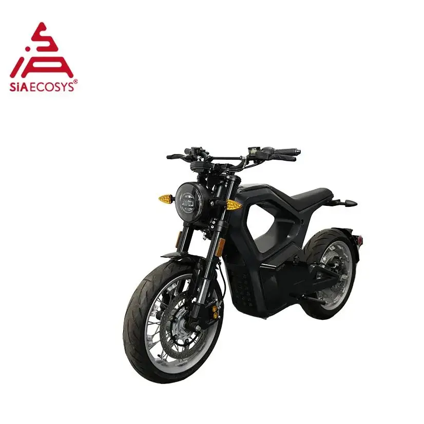 SiAECOSYS 72V 120KPH High Power Cast Aluminum Integrally Formed Frame MT Electric Motorcycle with 4Kwh Lithium-Ion Battery