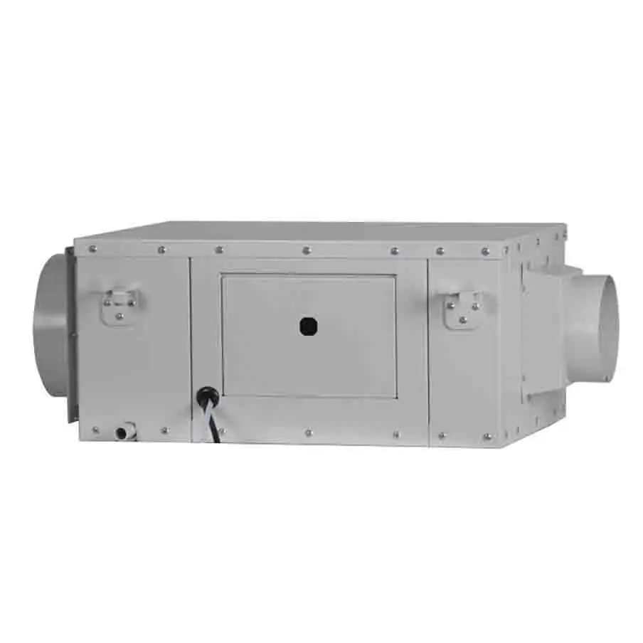 ZHOGNYOU New Electric Industrial Ceiling Dehumidifier for Basement Villa 58L/D Capacity 50-80m2 Coverage 45dB Low Noise 500m3/h
