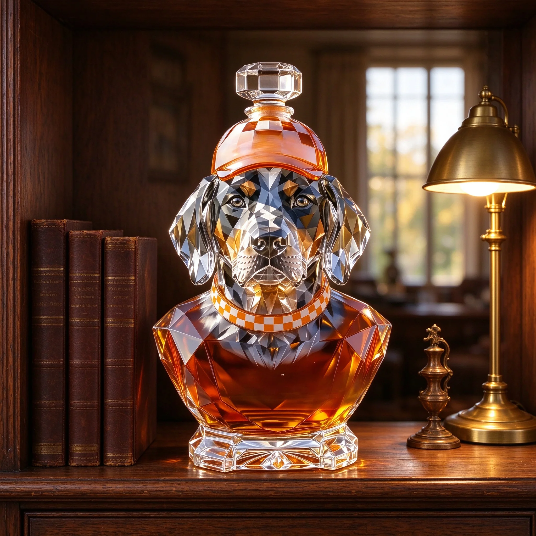Dog Shape Crystal Whiskey Decanter Glass Liquor Dispenser Bottle Stopper for Bourbon Scotch Home Bar Gift