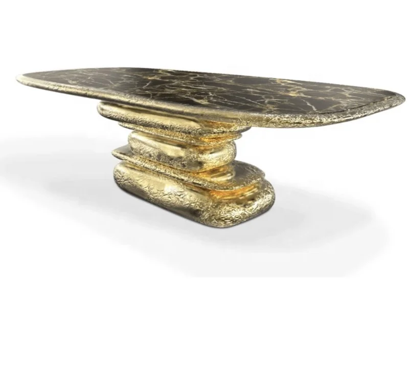 Set di mobili per tavolo da pranzo in marmo