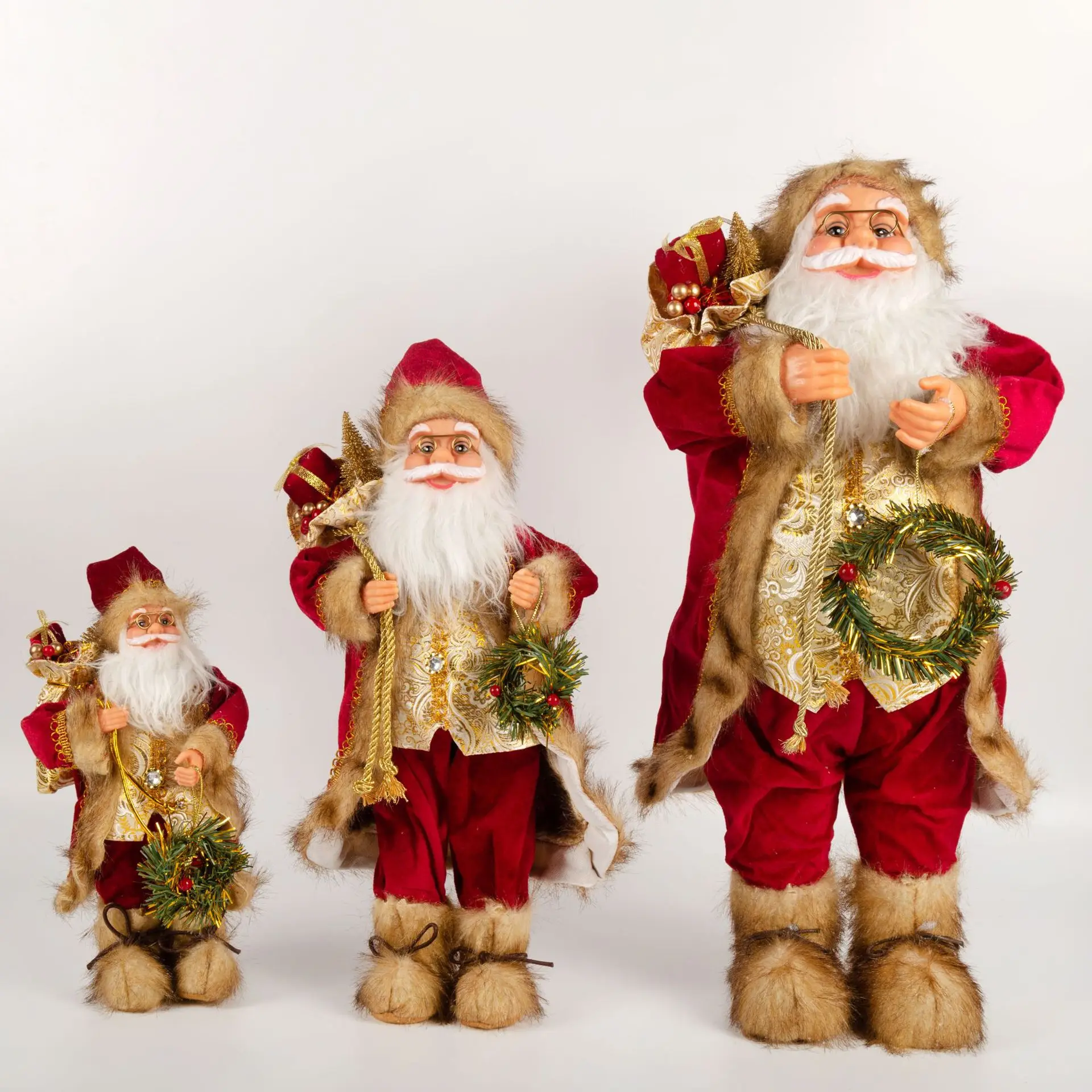 

60cm Height Santa Claus 2023 christmas decorations Ornaments Children Toys Christmas Home Party Decoration Kids Decoration Gifts