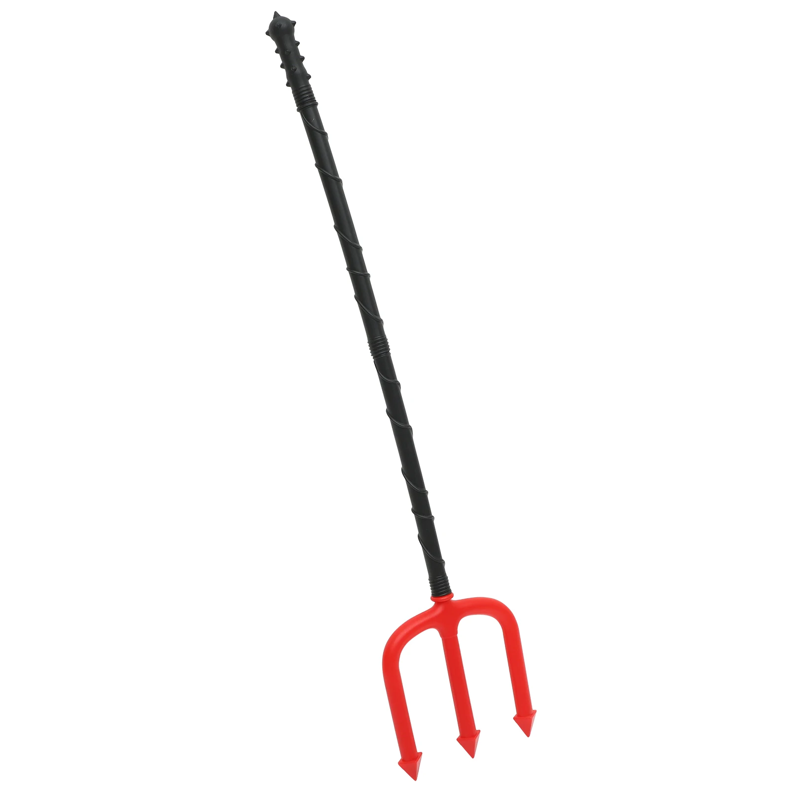 

Fork Props Demon for Halloween Costumes Plastic Cosplay Party Decorations Lightweight Detachable Smooth Handle