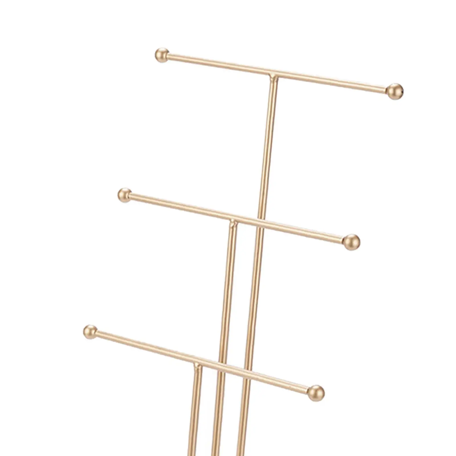 

3 Cascading Tiers Necklace Display Stand.5x10cm Max Height 45cm