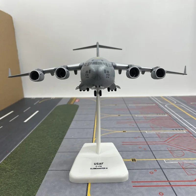 Hogan 1:200 Scale U.S. Army C17 C-17 Plastic Replica Simulation Transport Aircraft Plane Alloy Model Toy For Collection