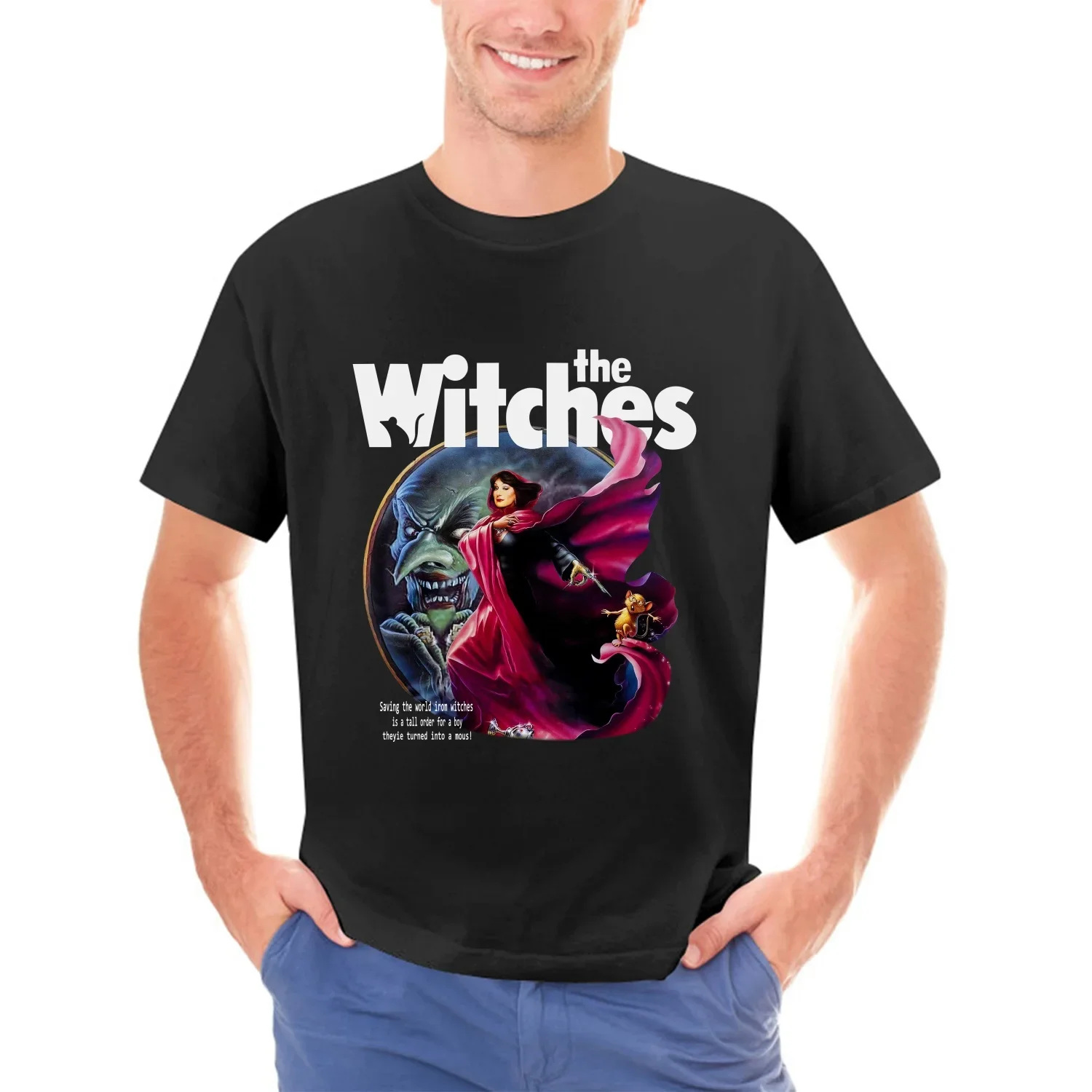 Рубашка ведьмы, футболка ведьмы, Молодежный осторожный мальчик, идет в жизнь со своей любимой бабушкой в