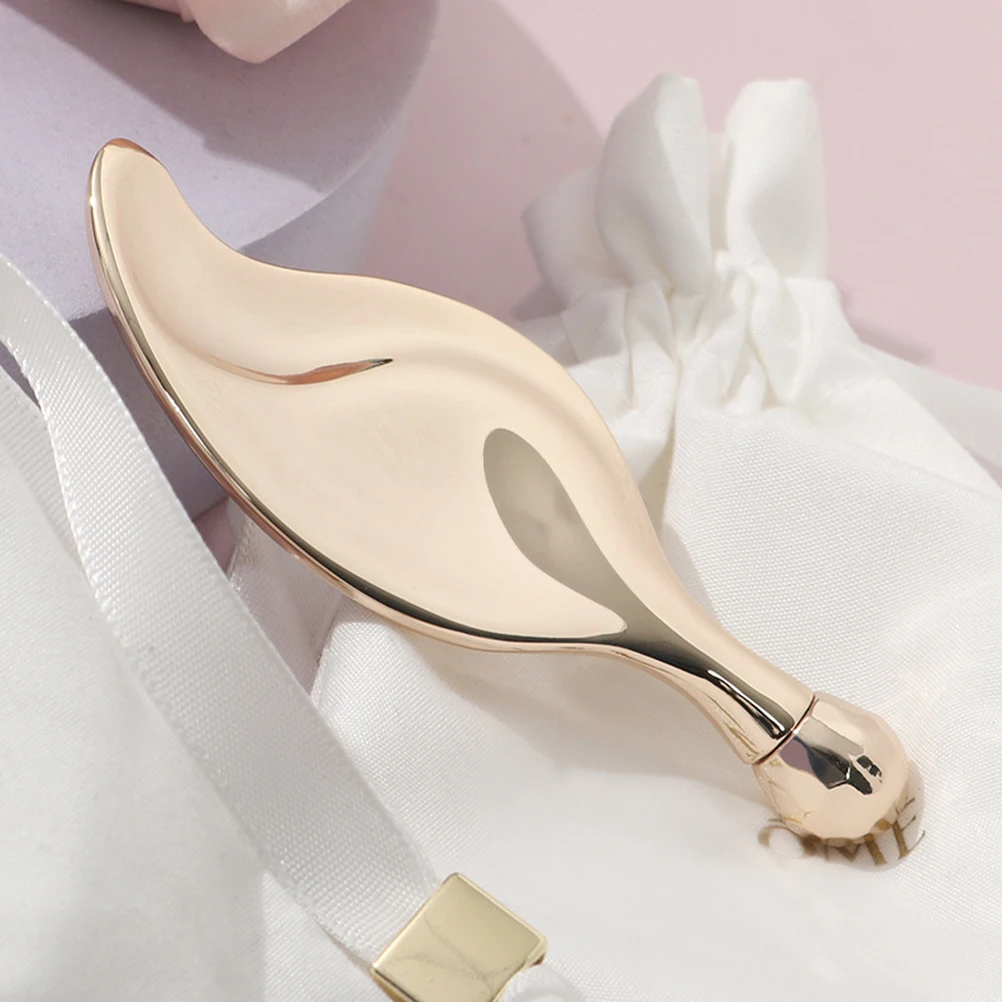 

Facial Lift Scraper Roller Massager Tool for Skin Care Eye Lifting Zinc Alloy Portable Face Beauty Roller Puffiness for Face