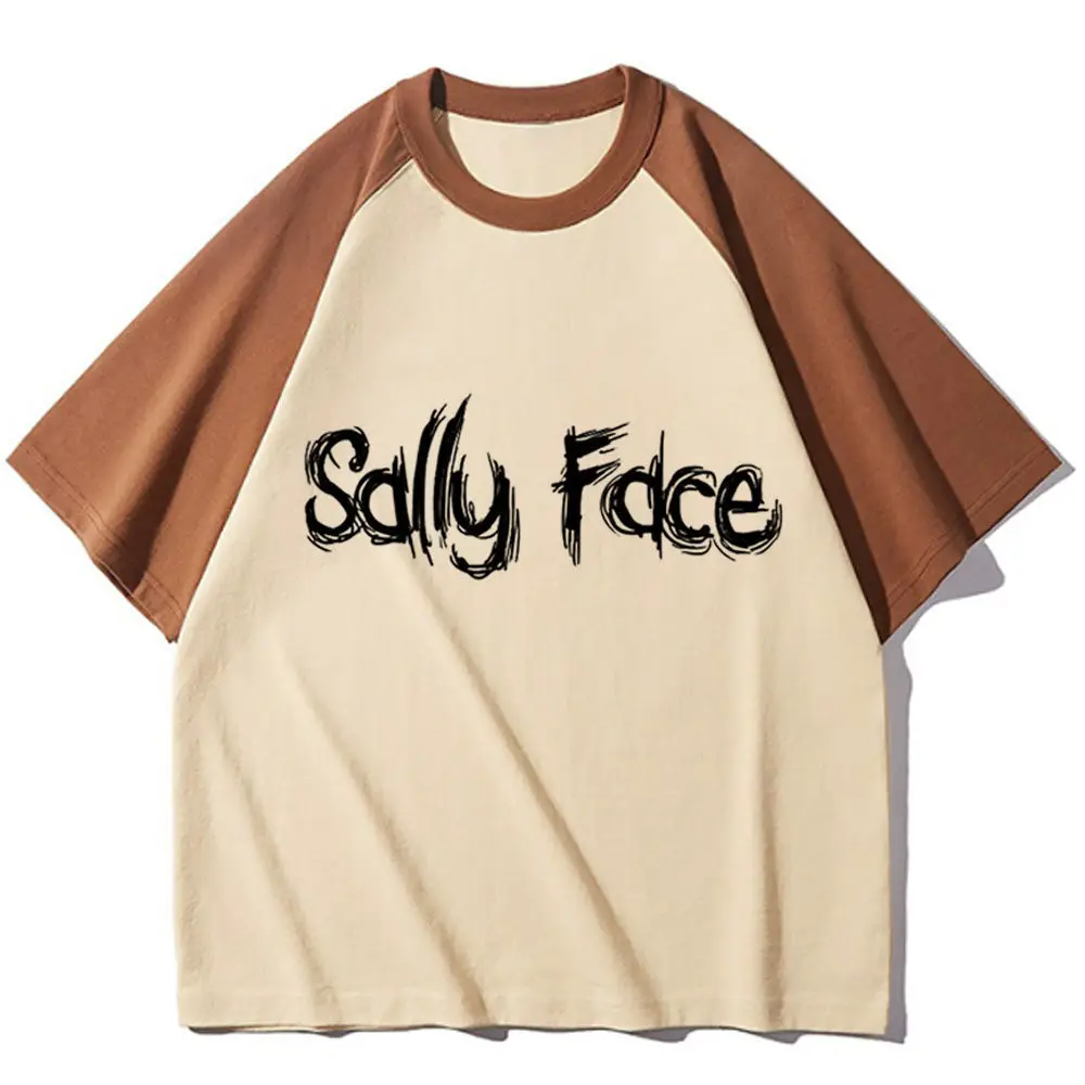 Sally Face top tees teen Comfortable kawaii Digital Vintage graphic Trendy t shirt Classic Punk korean clothes graphic Trendy