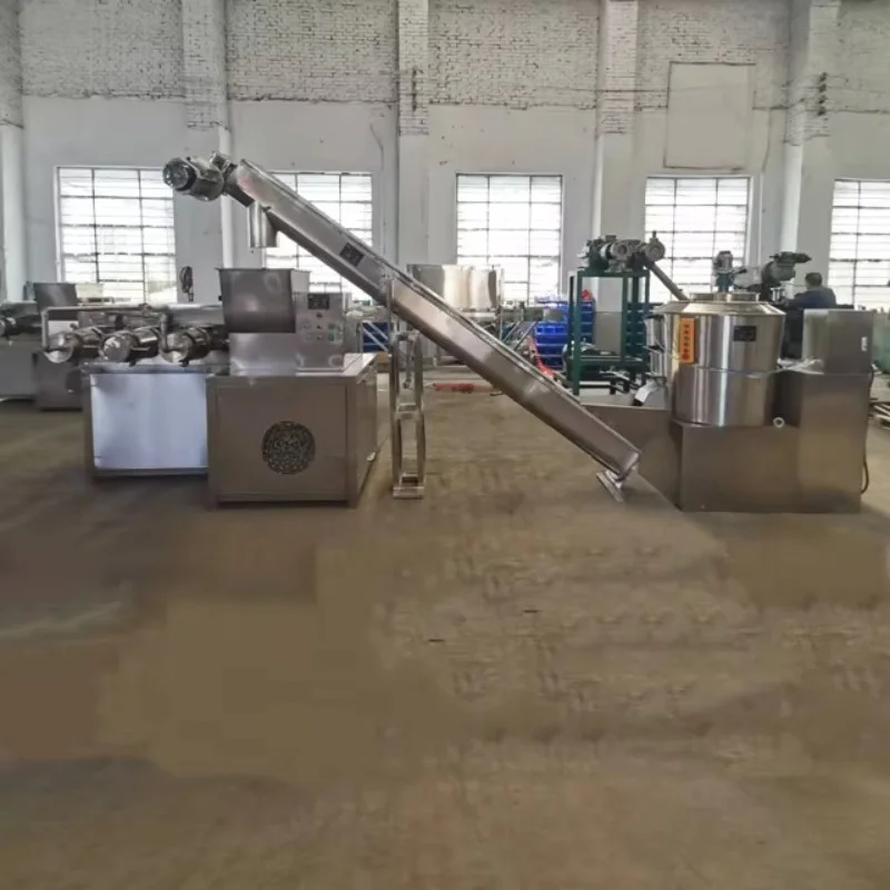Customized High Efficiency Commercial Noodle Processing Machine Stainless Steel Automatic Motor Driven Pasta Maker