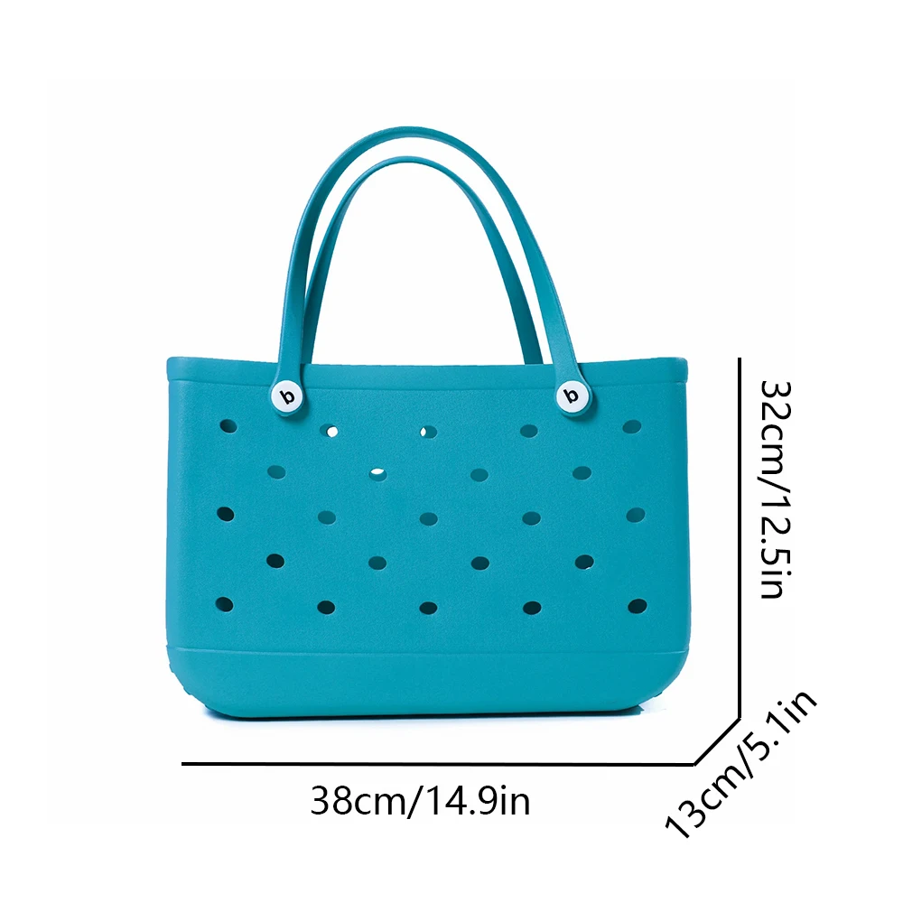 Multi functional and large capacity waterproof EVA material bag with mesh pockets, suitable for outdoor activities and beaches