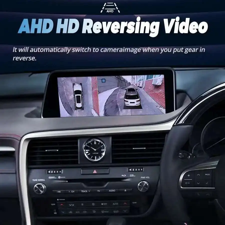 12.3 Inch Qualcomm Navi Screen GPS Car Video Player For Lexus Rx450h RX200t RX350 RX300 RX 450H 200t 350 300 Android 14 Carplay