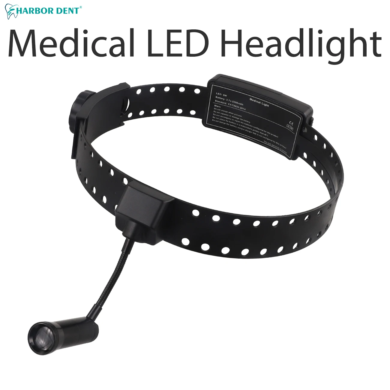 5W Wireless Ultra-Light LED High Brightness Dental Implant Surgical Plastic  Headband Medical Headlight