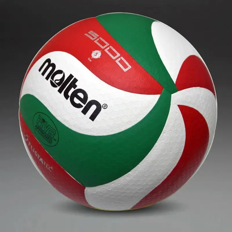 Molten V5M5000 Volleyball Professional Standard Size 5 PU Soft Beach Ball for Adult and Teenager Competition Training