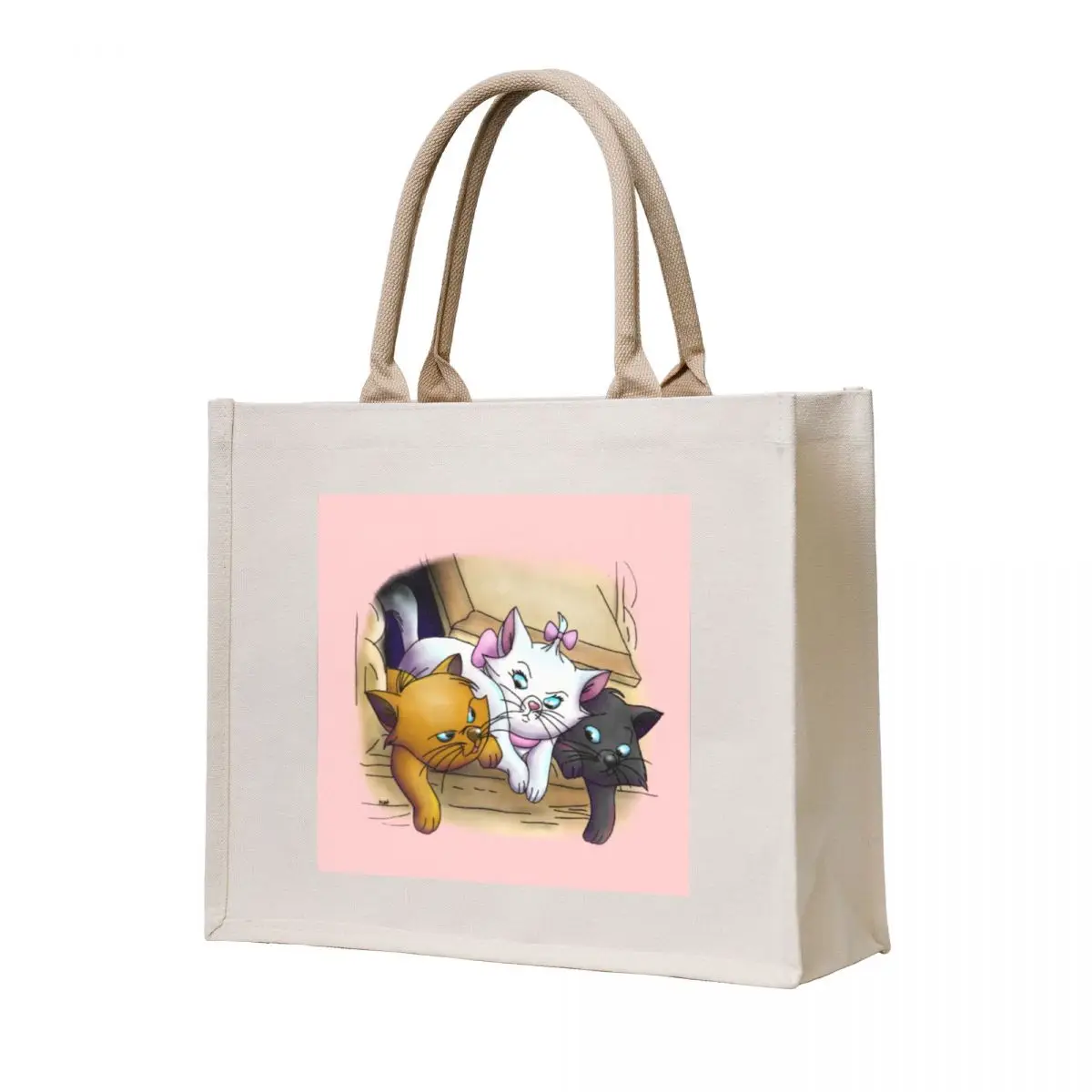 

Baby Kitties Tote Bag hand bags Gift bag Custom bag supermarket folding