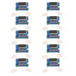 10X ZB2L3 Battery Tester LED Digital Display 18650 Lithium Battery Power Supply Test Resistance Lead-Acid Capacity