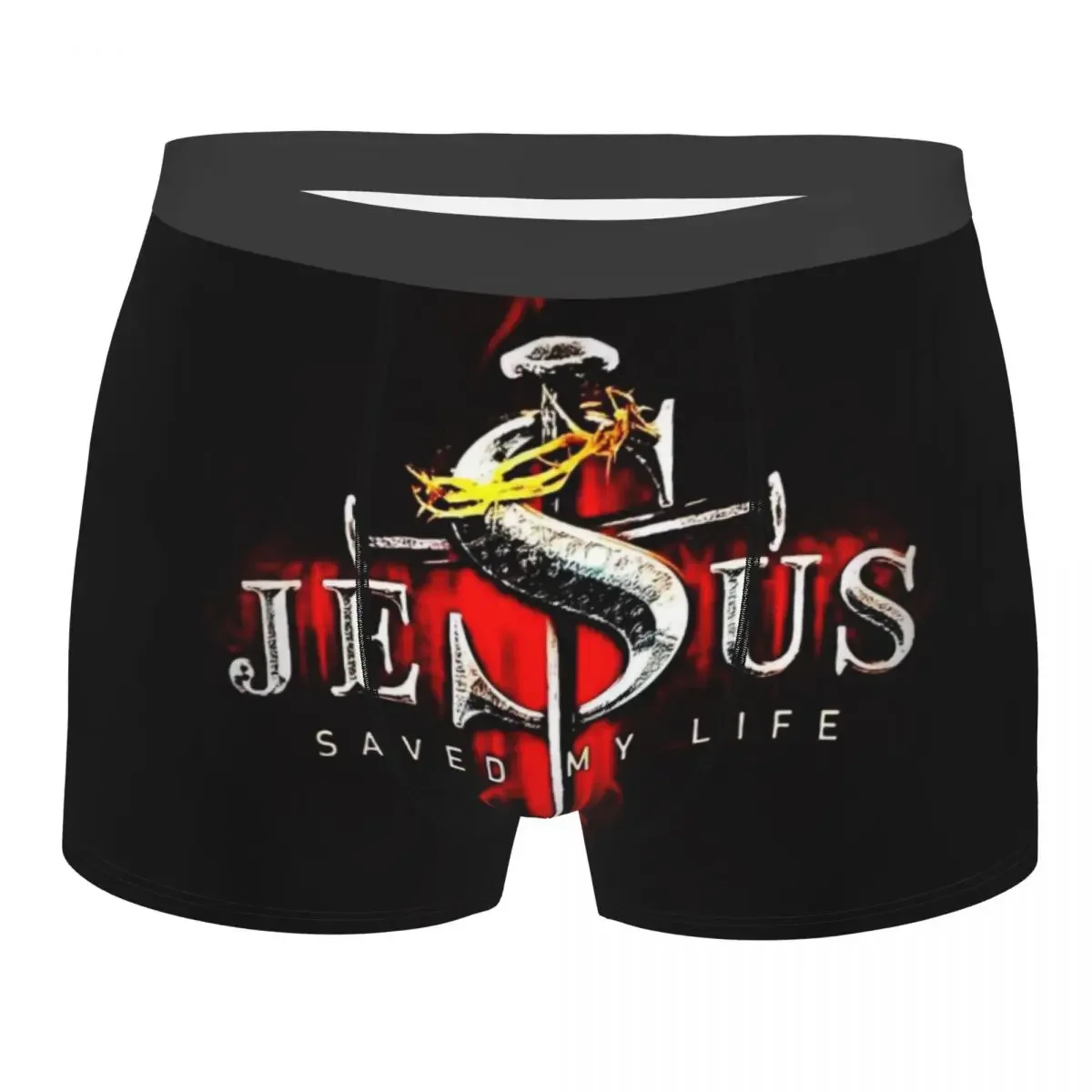 Christian Men's Boxer Briefs Shorts Men Underpants Cartoon Anime Funny Men's Panties Soft Underwear For Men