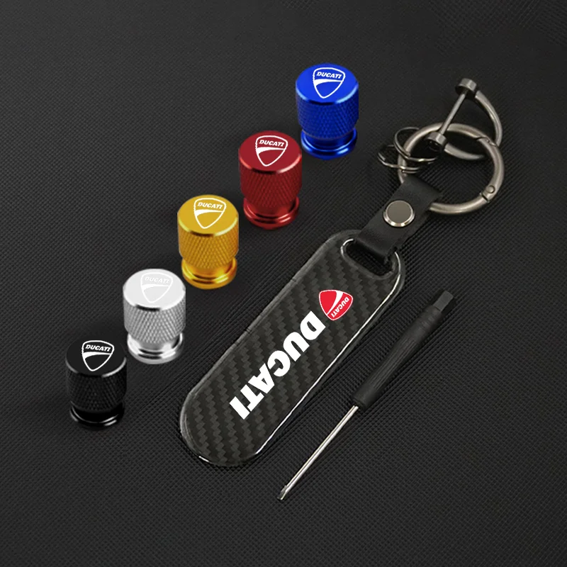 

Мотоциклетный логотип, стержни клапана для шин, брелок для ключей, крышка воздушного клапана для Ducati Scrambler Multistrada 950 1100 1260, Sport Monster