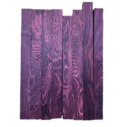 Length:300mm Natural Purple Core Wood Purple flowered pear wood High end materials for wooden handicrafts Carving DIY