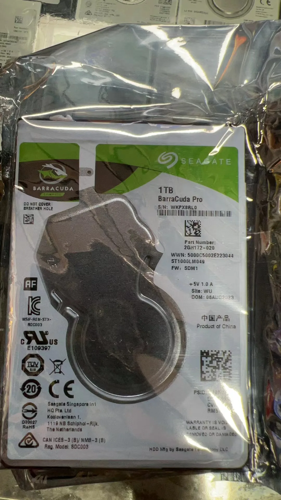 

Seagate BarracudaPro 1TB 2.5 Laptop Hard Drive 7.2K SATA 7mm ST1000LM049 HDD