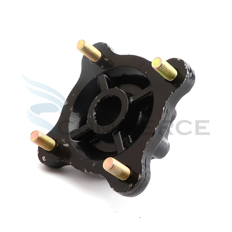 Front 110MM*4 M10 Stud 23T Disc Brake Wheel Hub Fit For China 4WD Four-wheel driveGo Kart Buggy Karting ATV UTV Quad Bike Parts