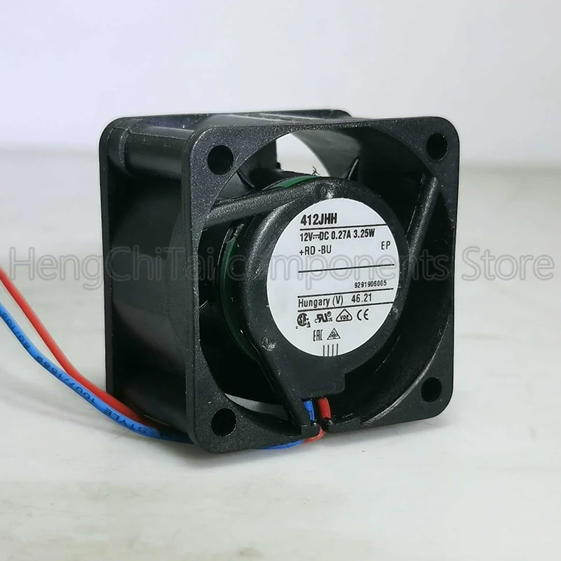 Original cabinet chassis fan 412JHH 12V 0.27A 3.25W