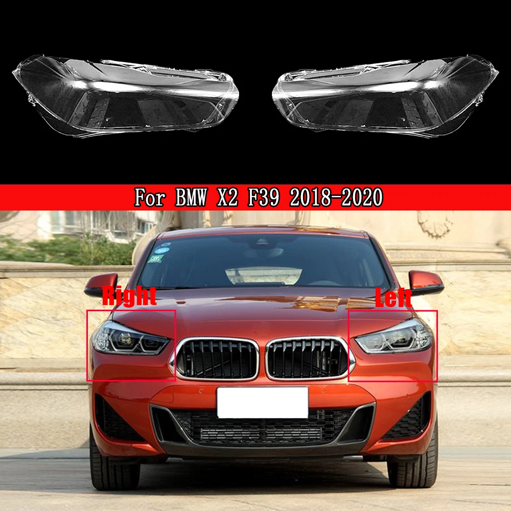 

Car Headlight Shell Lamp Shade Transparent Cover Headlight Glass Headlamp Lens Lampcover Caps For BMW X2 F39 2018 2019 2020