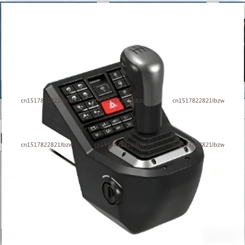 Force Feedback Steering Wheel for Truck Simulator PC Gaming Racing Simulation with Pedals view 4