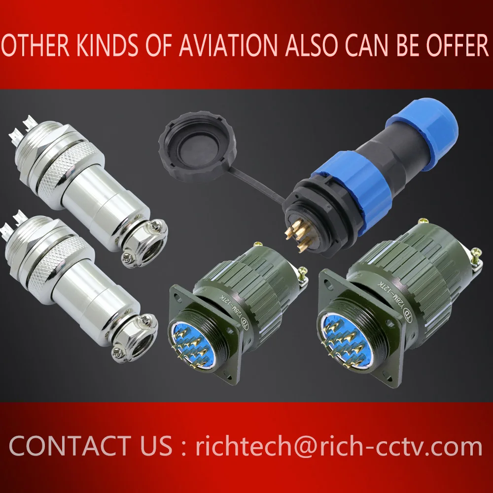 10sets/lot GX16 2/3/4/5/6/7/8/9 Pin Male & Female 16mm L70-78 Circular Aviation Socket Plug Wire Panel XLR Connector