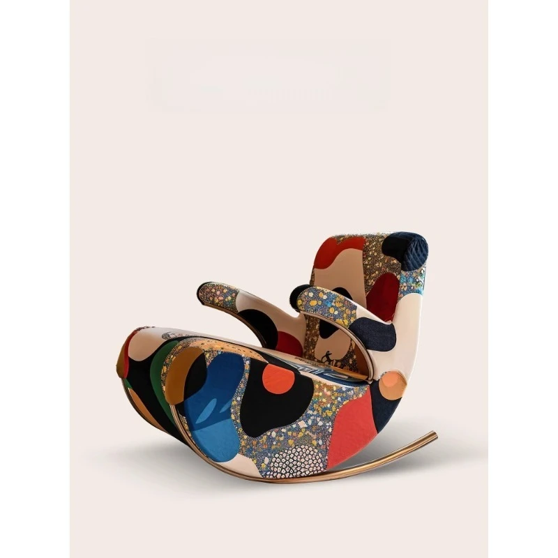 Original Design Art Leisure Rocking Chair Dopamine Creative Furniture International Pavilion