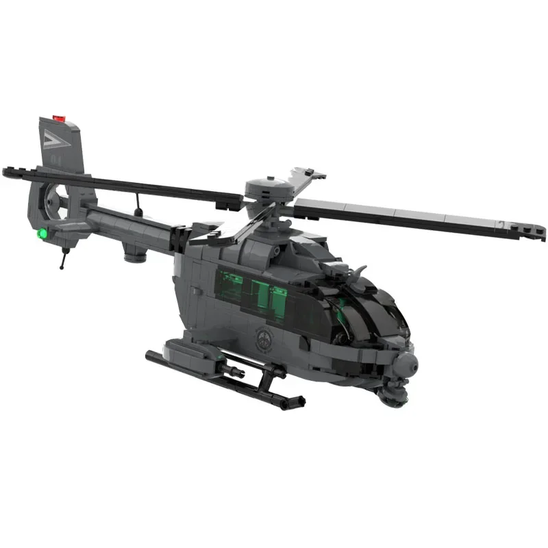 helicoptere-de-support-militaire-sur-champ-de-bataille-moc-91669-•-818-pieces-ensemble-de-blocs-de-construction-autobloquant-cadeau-d'anniversaire-de-noel-et-de-vacances