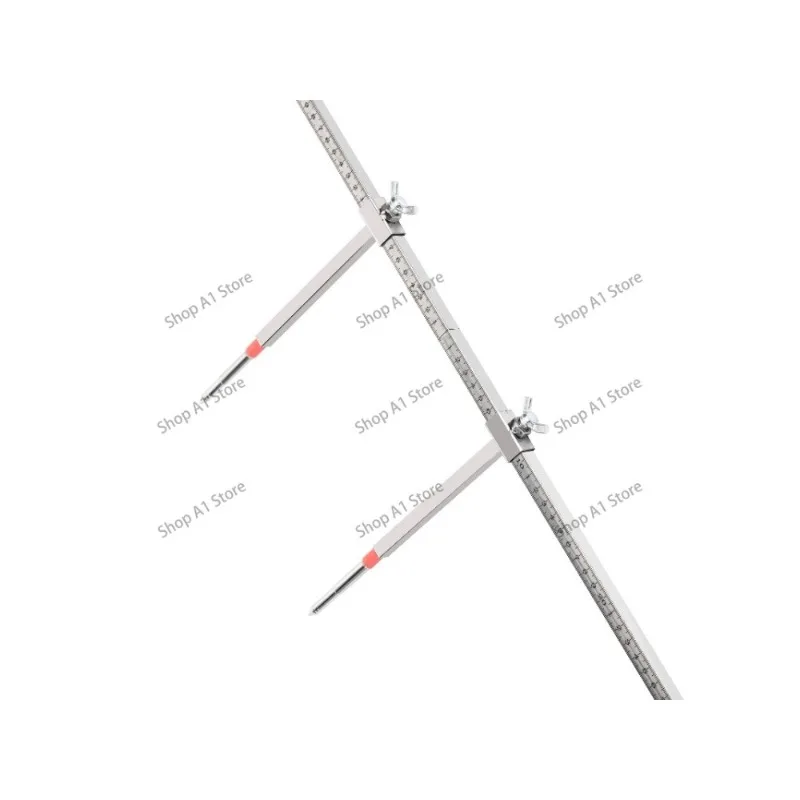 Stainless Steel 2D Auto Body Measuring Gauge, Sheet Metal Spacing Ruler, Frame Machine Part for Car Body Detection