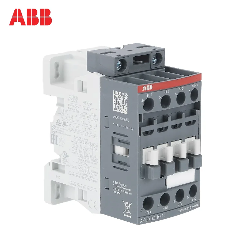 ABB AC AF Series Contactor AF09-30-10/01 AF12-30-10/01 AF16-30-10/01 AF26-30-11 AF30-30-11 AF38-30-11 AF40-30-00