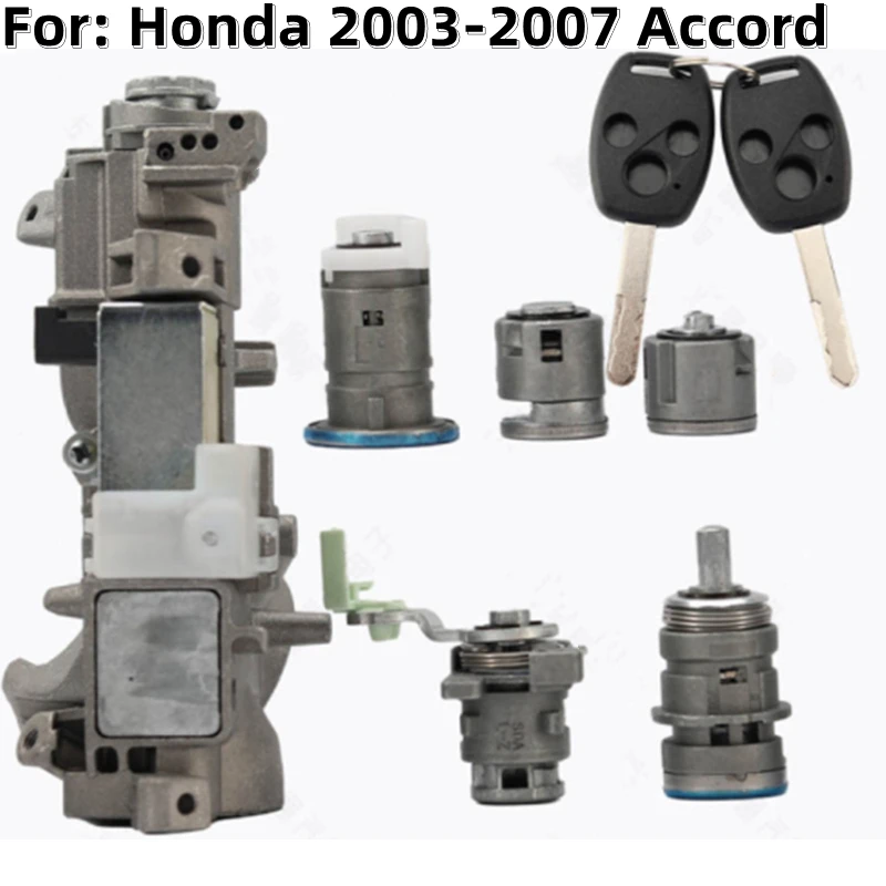 

FLYBETTTER OEM полный комплект цилиндр замка двери для 2003-2007 Honda Accord с 2 шт. ключа зажигания левый цилиндр замка двери