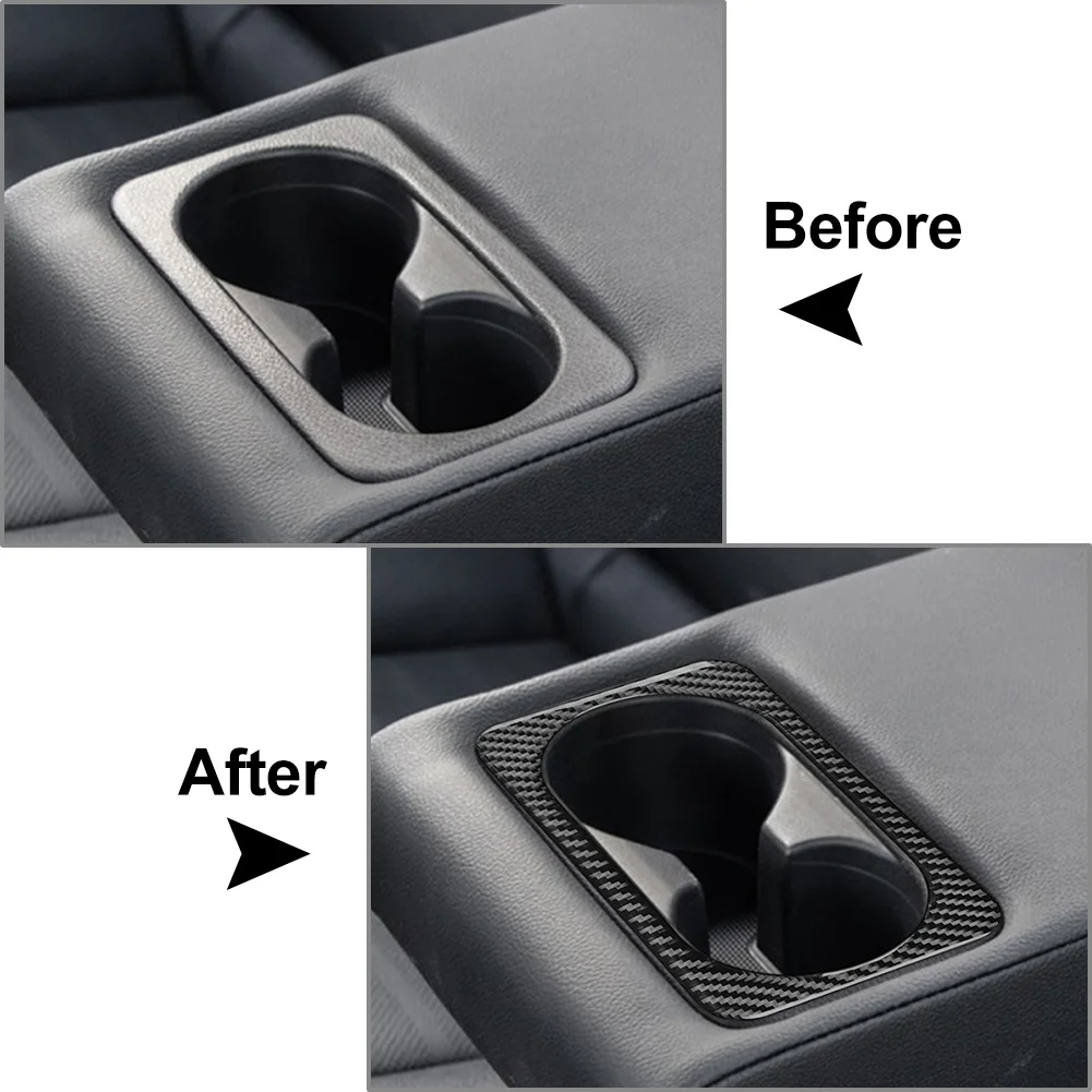 Auto Achter Water Bekerhouder Frame Cover Decoratie Trim Sticker Voor Kia Forte Cerato K3 2019 2020 2021 2022 2023