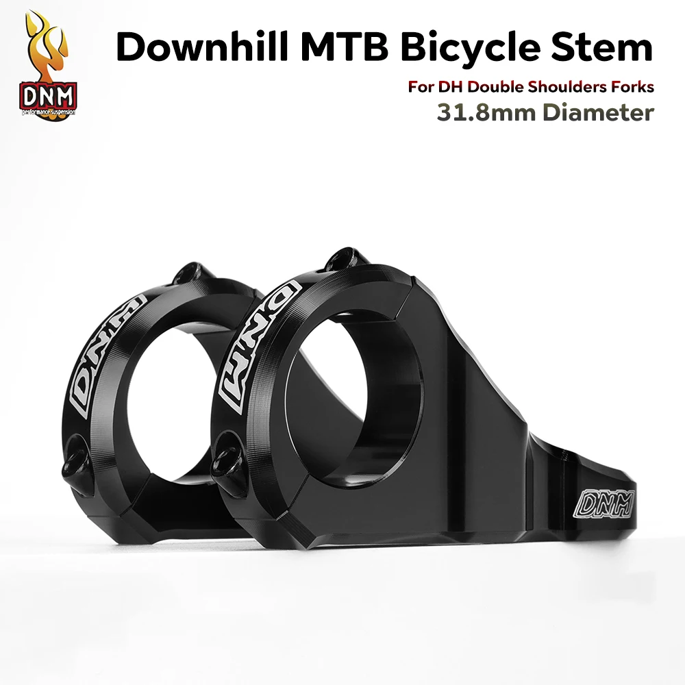 

Вынос руля велосипеда MTB для скоростного спуска из алюминиевого сплава DH с двойными плечами, передняя вилка с прямым креплением, вынос руля велосипеда 31,8 мм