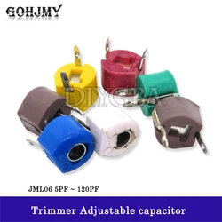 10PCS JML06-1 Trimmer Adjustable capacitor Assortment JML06 5pf 10pf 20pf 30pf 40pf 50pf 60pf 70pf 120pf