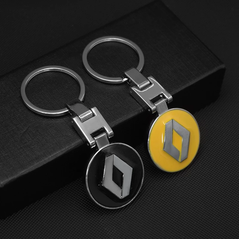 Car Metal Key Chain Pendant Gift Key Ring Auto Accessories For Renault Talisman Arkana Line Logan Twingo Sandero Trafic Scenic