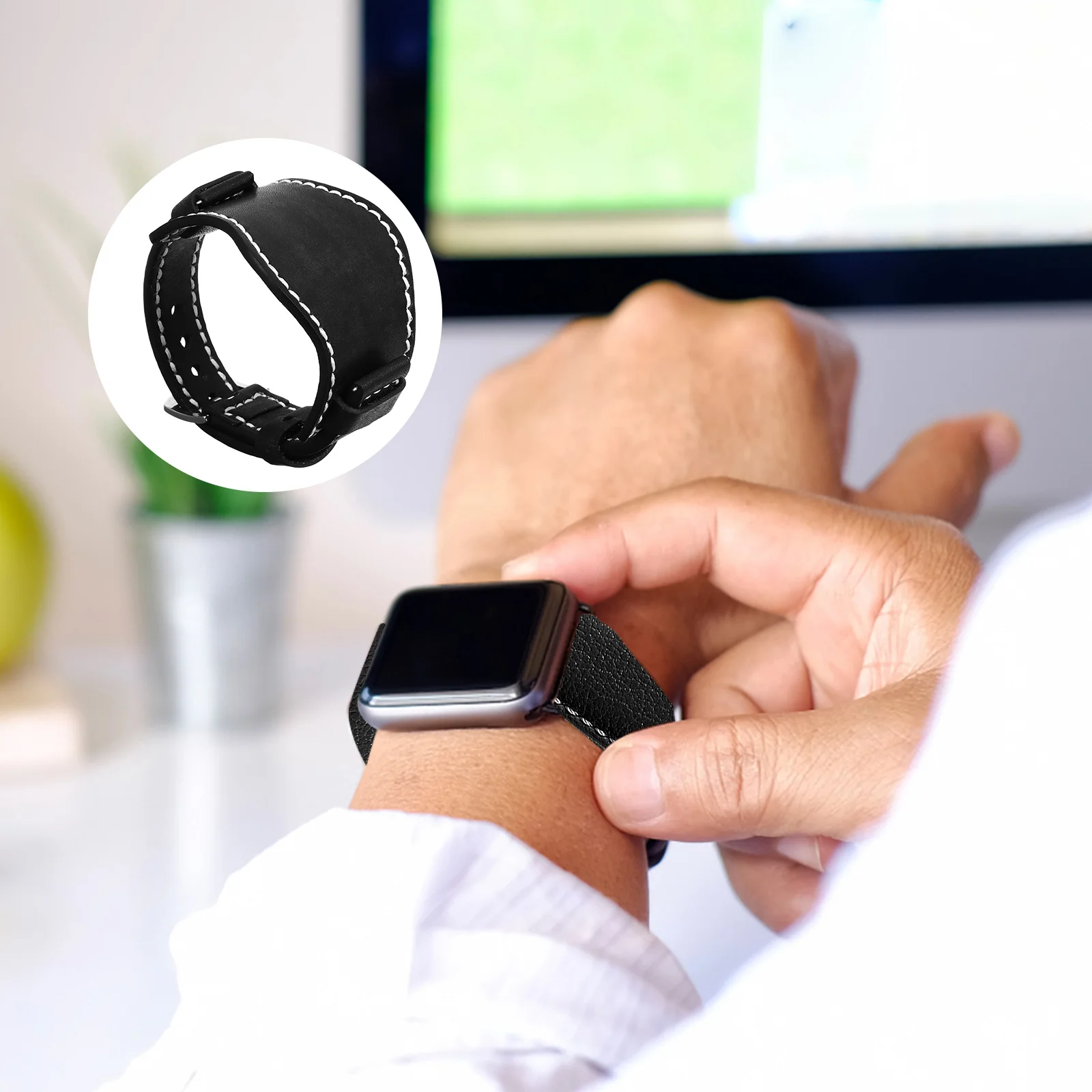 

Watch Band Vintage Genuine Brush-Off 20mm Replacement Comfortable Lightweight Allergy Resistant