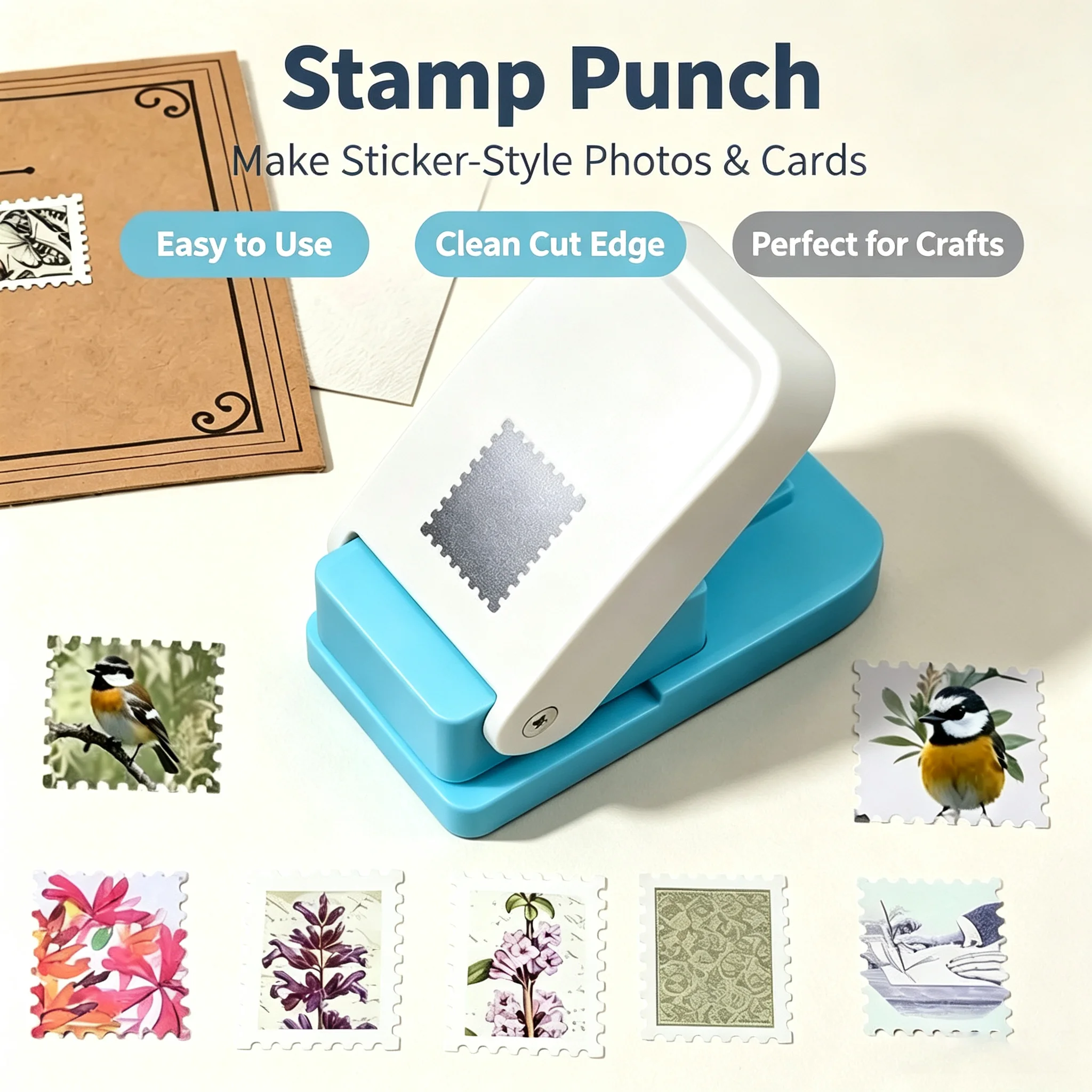 New Stamp Shape Embossing Machine DIY Handmade Embosser Crafts and Scrapbooking Tool Creative Handmade Stamp Border DIY Punch