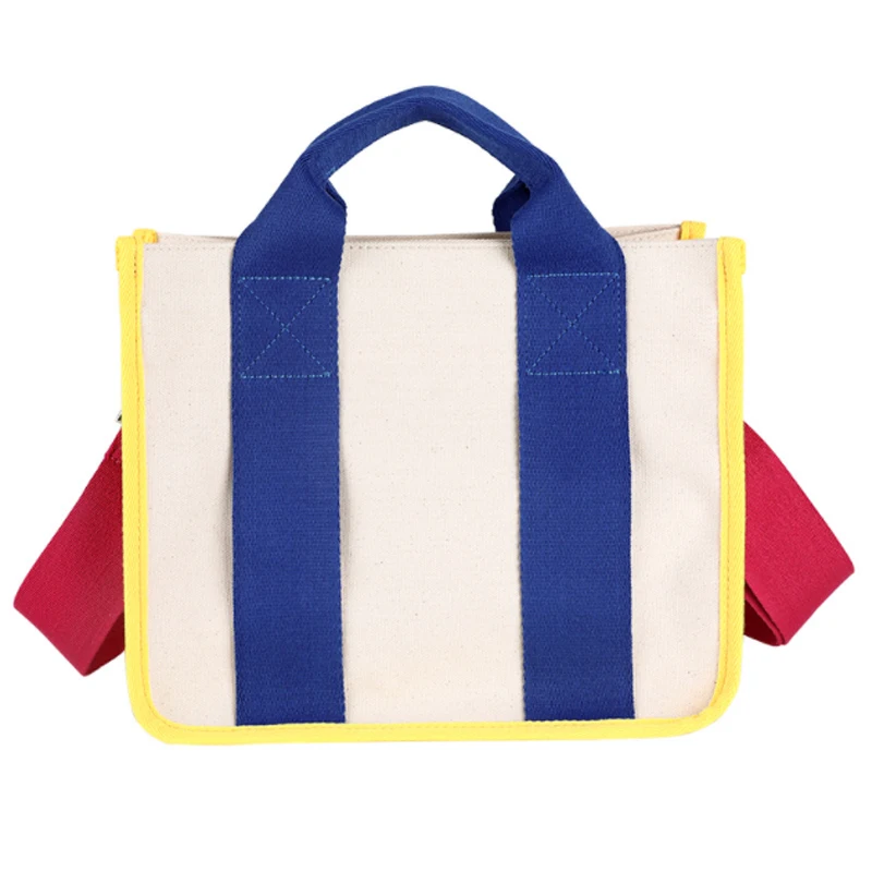 

Design Waterproof Canvas Bag Cotton Women Handbag Versatile Shoulder Messenger Bag Tote Bag