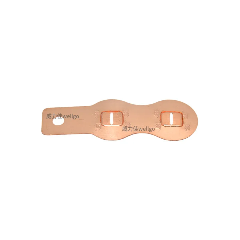Customized 18650/21700 Copper Nickel Busbar, High Current Welding Lug