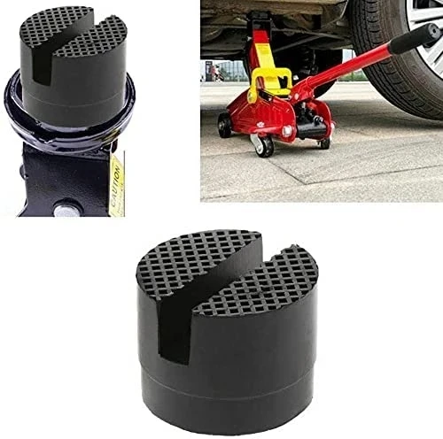 Floor Slotted Car Jack Rubber Pad Frame Protector Adapter Jacking Tool Pinch Weld Side Lifting Disk For Audi Mercedes Ford Lada