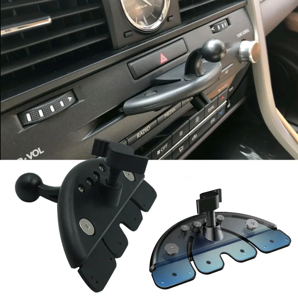 

1pc Universal Mobile Phone Holder Car CD Slot Accessories 17mm Ball Head Base for Car Mount GPS Brackets Car Accessories