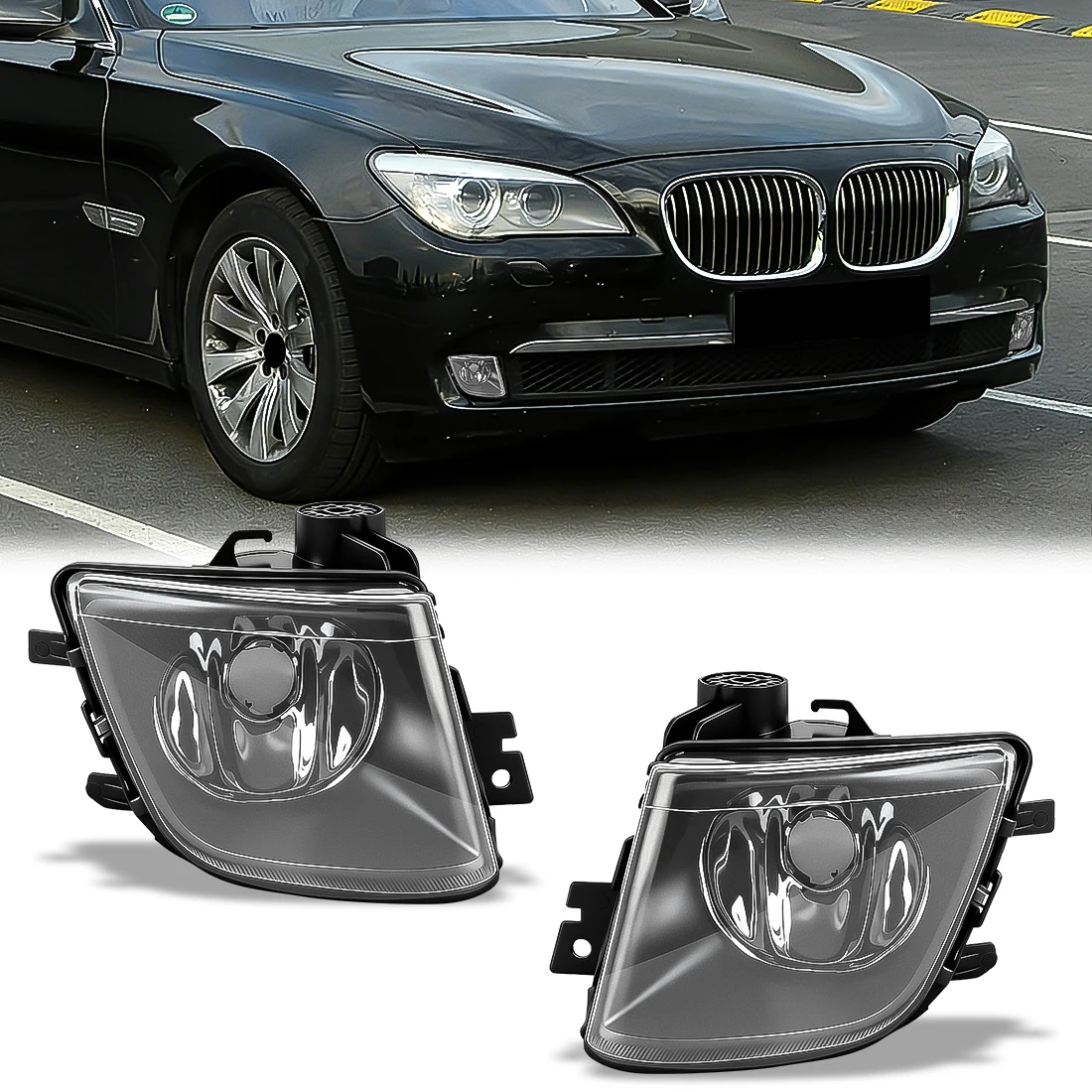 

Right/Left Fog Lamp For BMW 7 Series F01 F02 2009 2010 2011-2013 Front Bumper Fog Light without bulbs 63177182195 63177182196