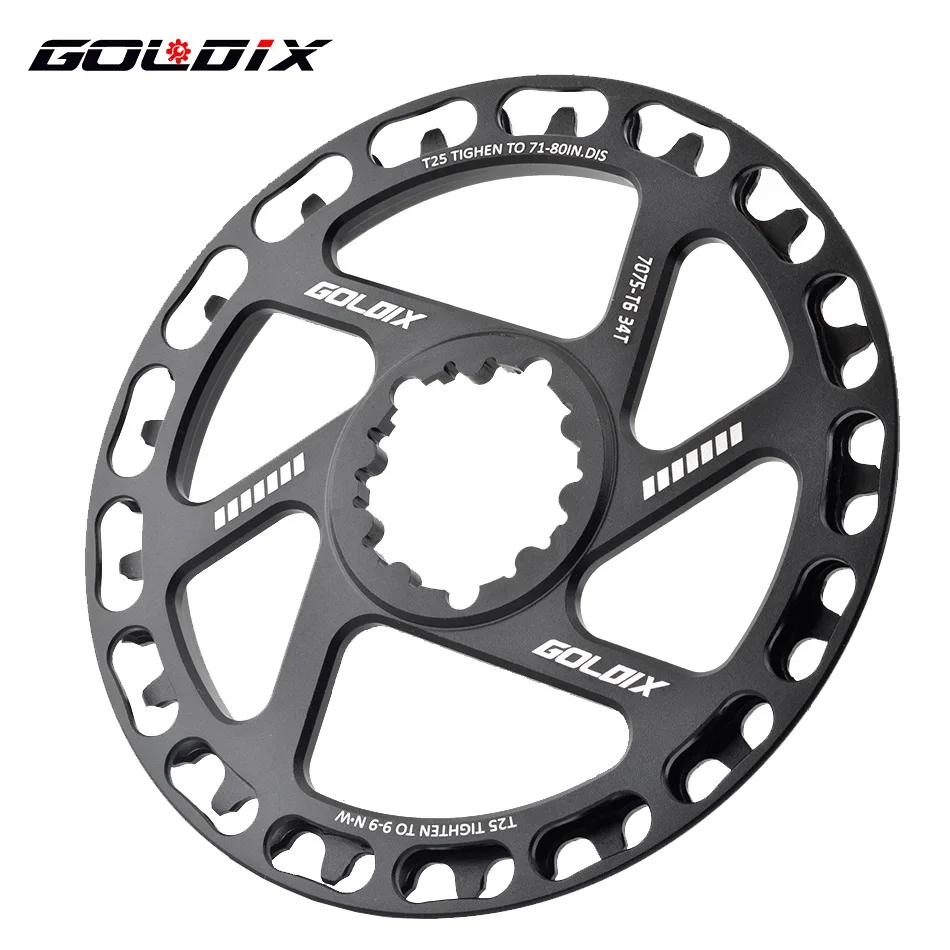 

GOLDIX Bicycle Crank Chainwheel for 3 Bolt Chainring Kid's Folding Bike Sprocket 28/30/32/34/36T for 3 Bolt Direct chainring