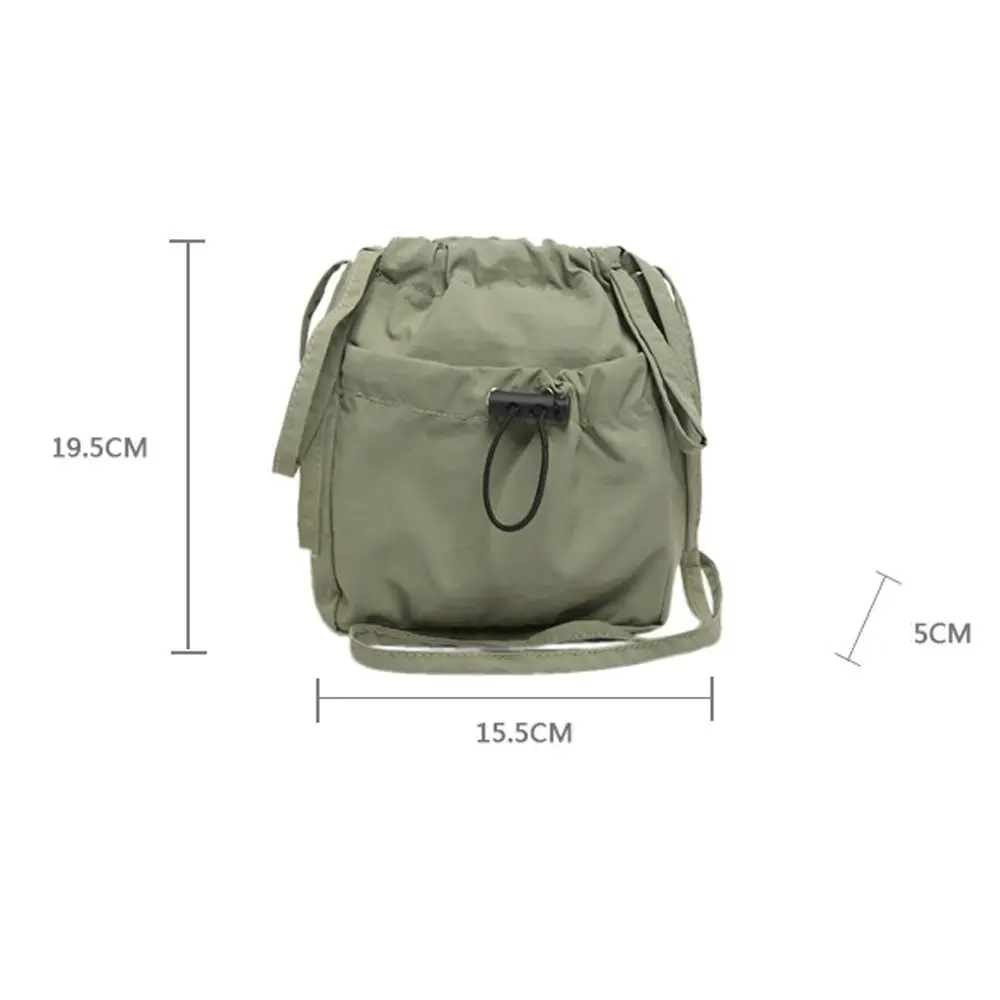 NEW Drawstring Crossbody Bag Fashion Leisure Shoulder Bags Casual Lightweight Large Capacity Tote Bags Cell Phone Purse Pouch